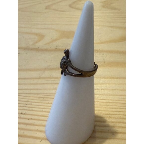 Adjustable Silver Turtle Toe Ring For Women - Picture 4 of 8